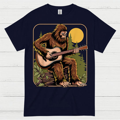 Bigfoot Guitar Player T Shirt