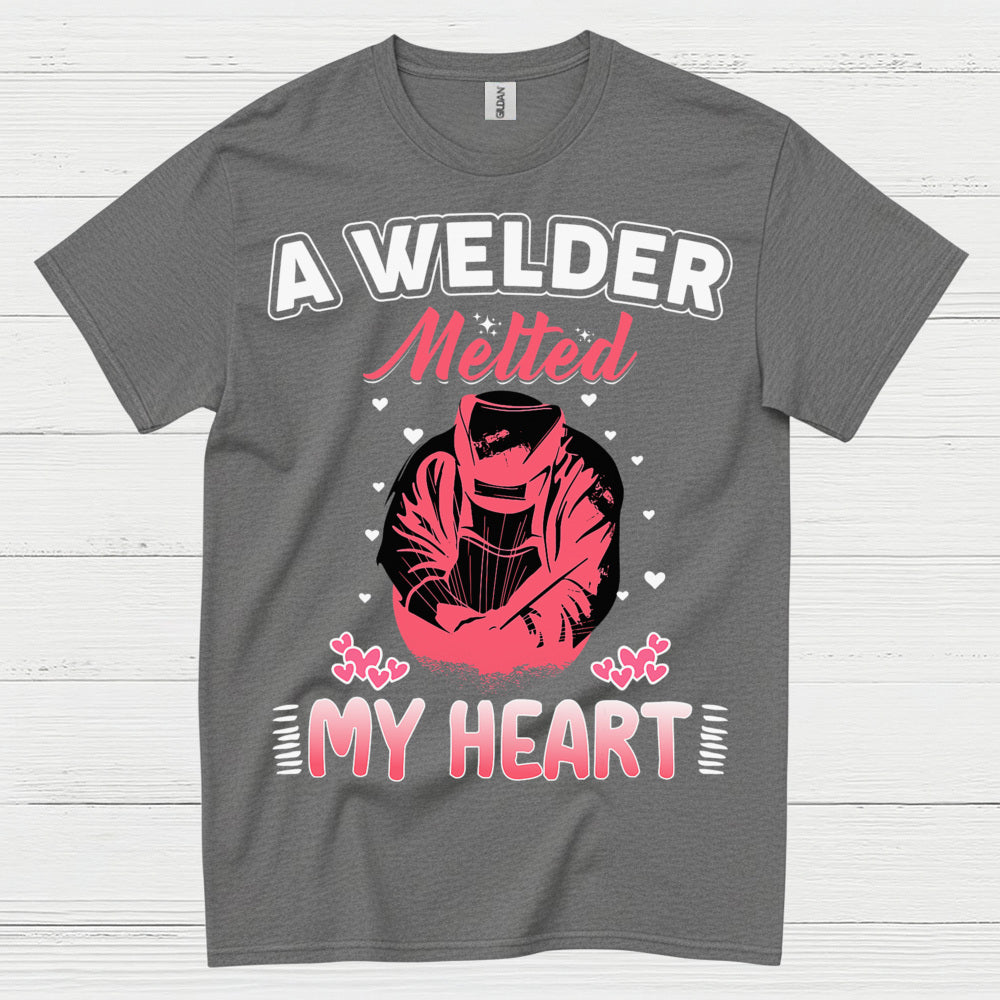 A Welder Melted My Heart T Shirt