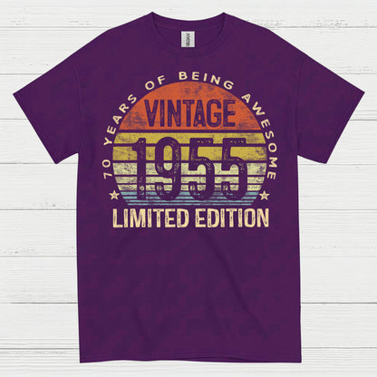 Vintage 1955 Limited Edition Birthday T Shirt