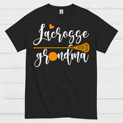 Lacrosse Grandma Heart Stick T Shirt