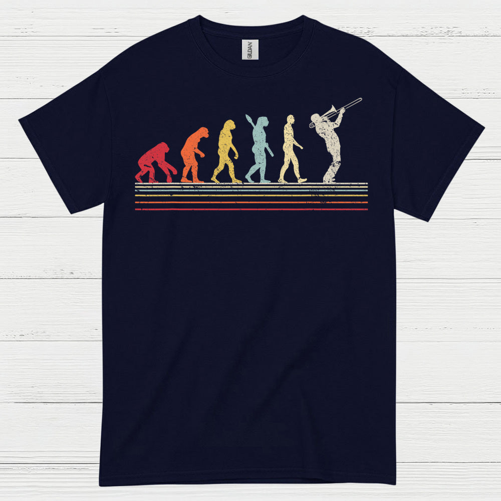 Trombone Evolution Music T Shirt