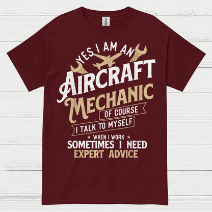 Funny Aircraft Mechanic Expert Advice T Shirt