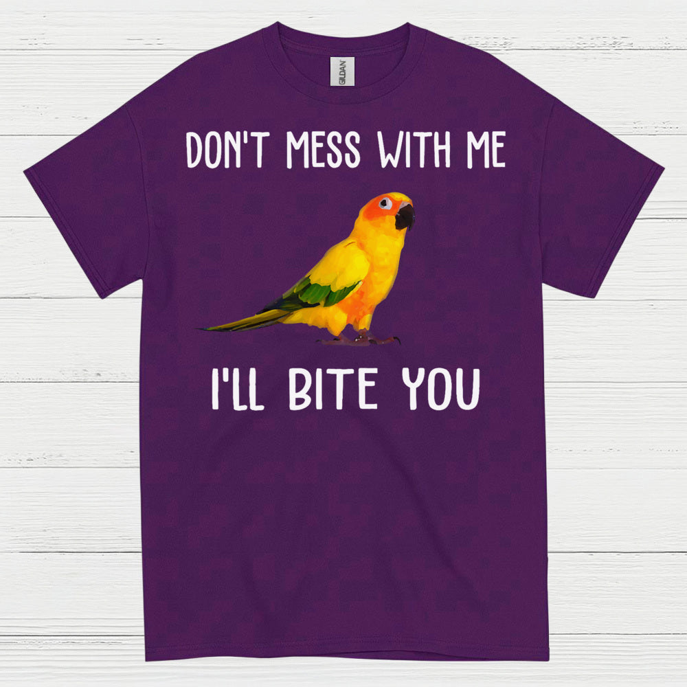 Don’t Mess With Me Funny Parrot T Shirt