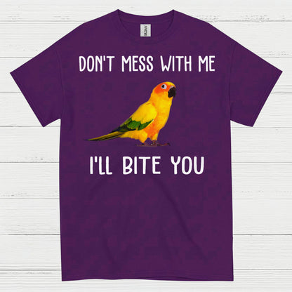 Don’t Mess With Me Funny Parrot T Shirt