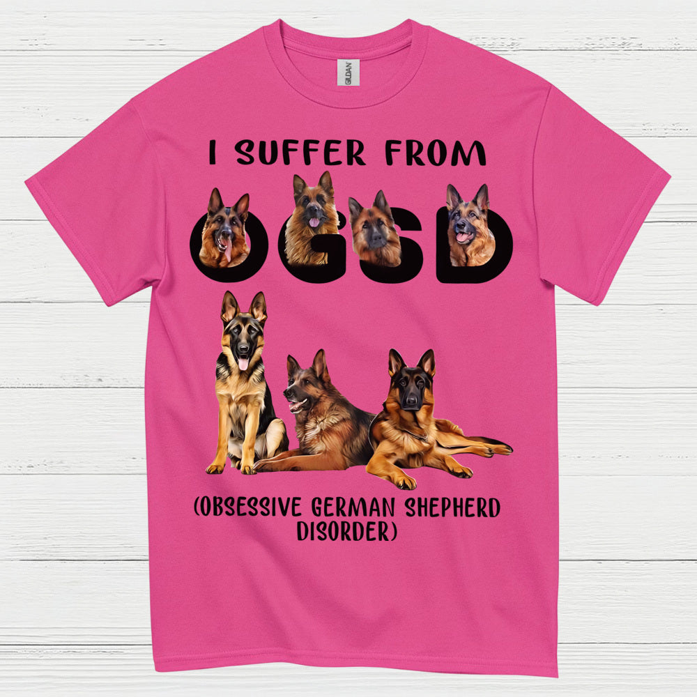 Funny German Shepherd OGSD Graphic T Shirt