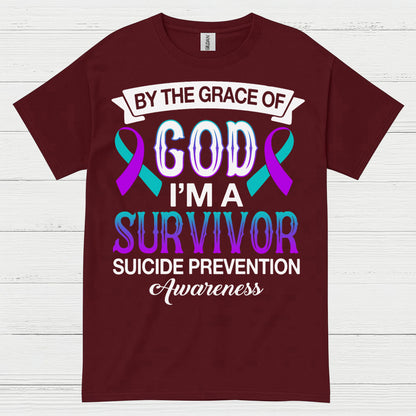 By The Grace Of God I’m A Survivor T Shirt