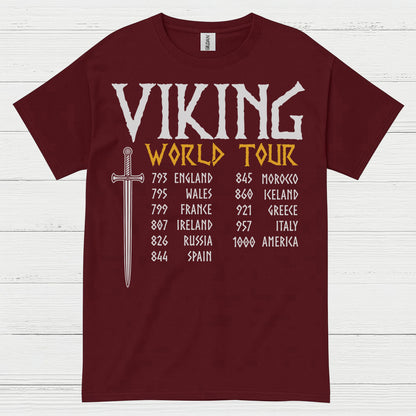 Viking World Tour History T Shirt