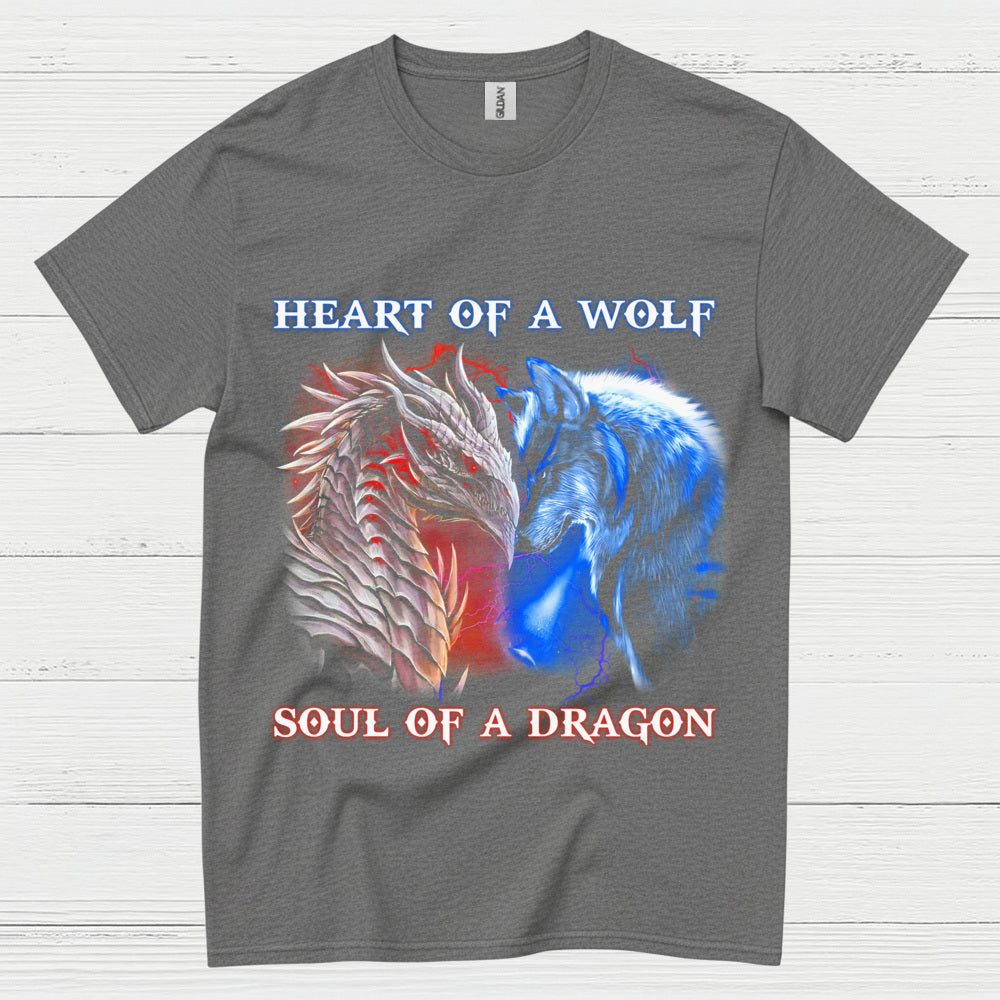Wolf And Dragon Spirit T Shirt