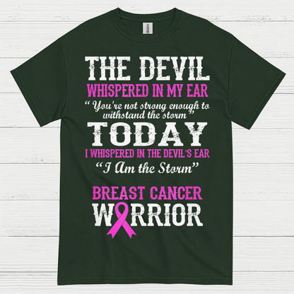 Breast Cancer Warrior I Am The Storm T Shirt
