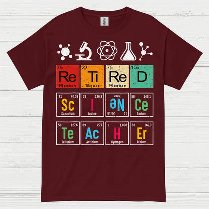 Science Teacher Retired T Shirt