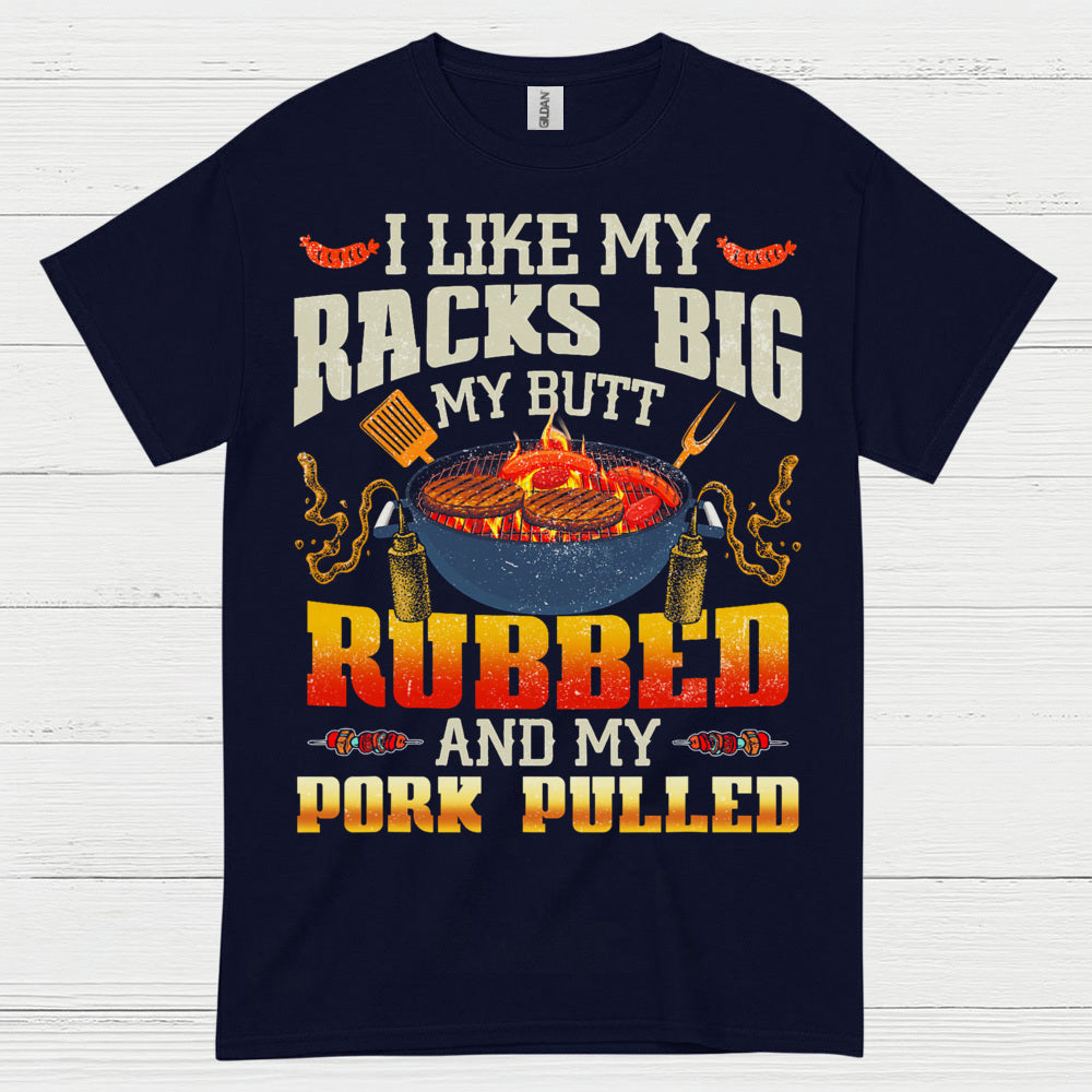 Big Racks And Pulled Pork BBQ T Shirt