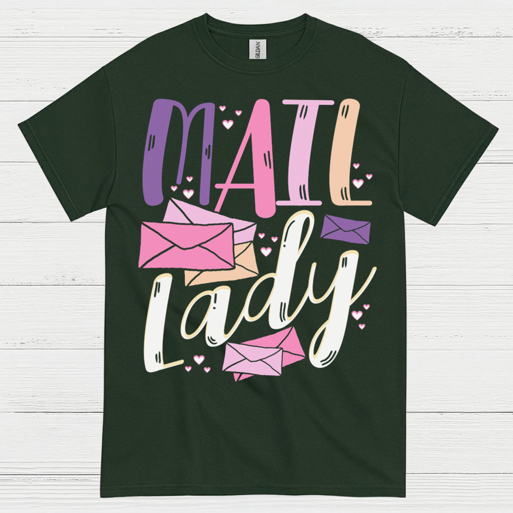 Mail Lady Cute Postal T Shirt