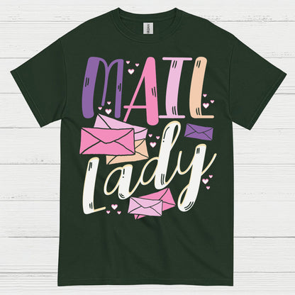 Mail Lady Cute Postal T Shirt