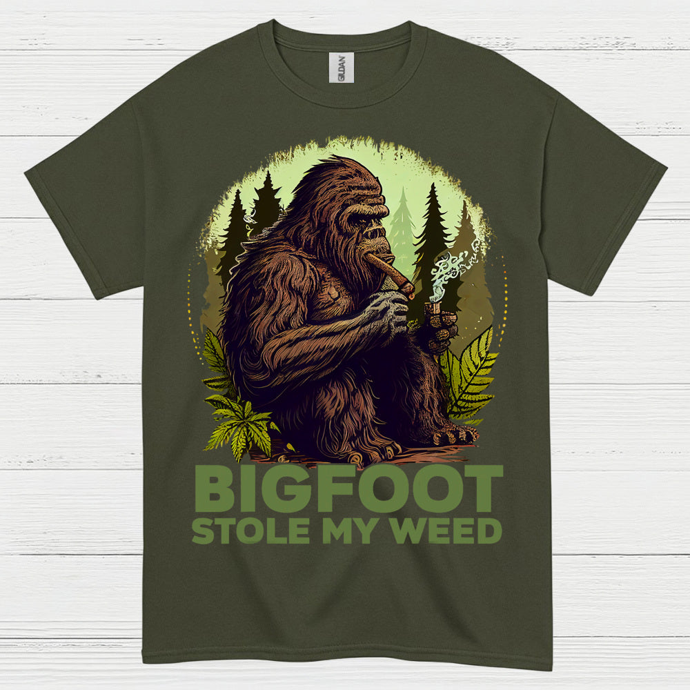 Bigfoot Stole My Weed T Shirt