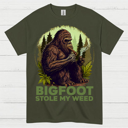 Bigfoot Stole My Weed T Shirt
