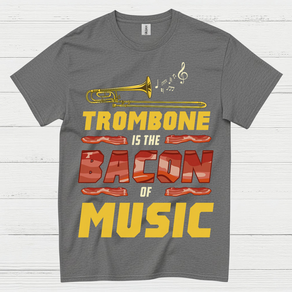 Trombone Bacon Music T Shirt