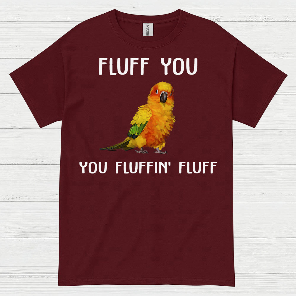 Fluff You Funny Parrot T Shirt