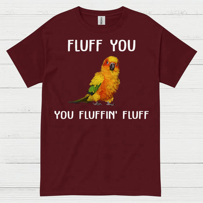 Fluff You Funny Parrot T Shirt