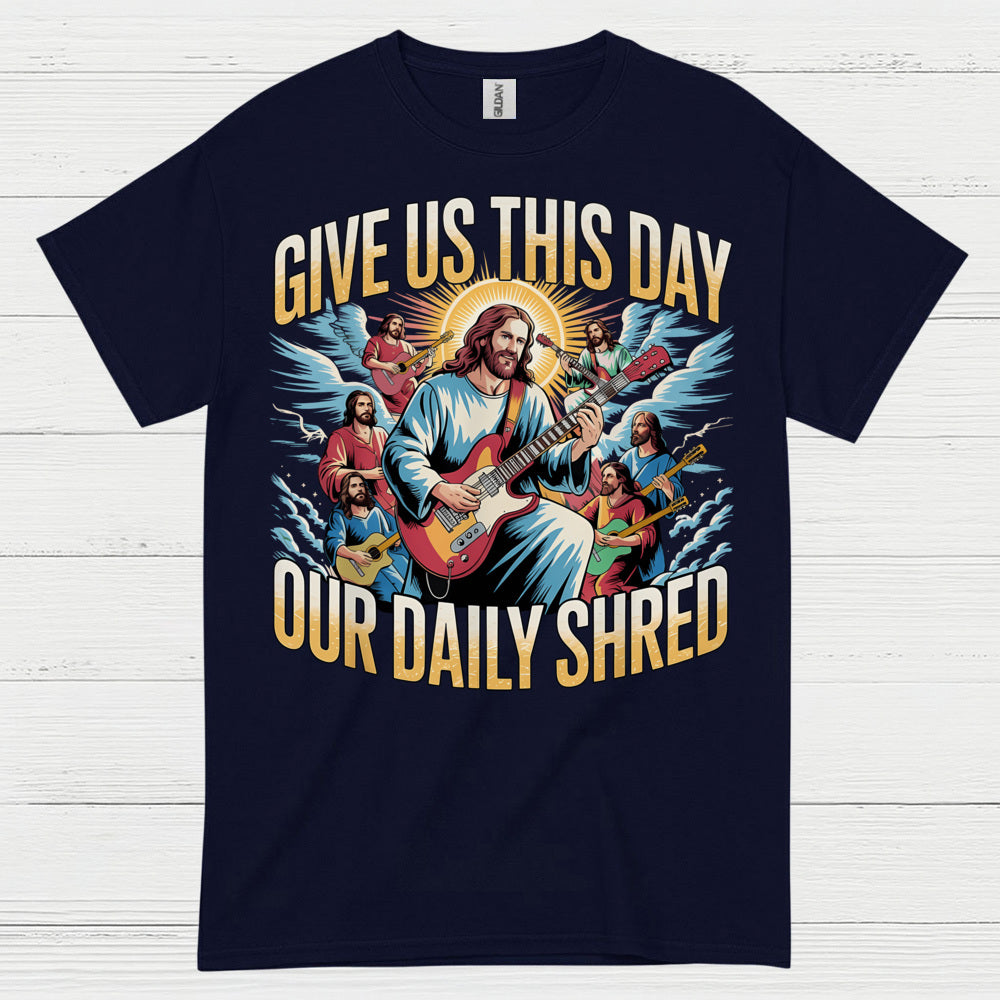 Give Us This Day Jesus Guitar T Shirt