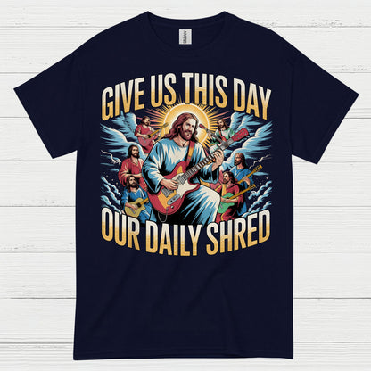 Give Us This Day Jesus Guitar T Shirt