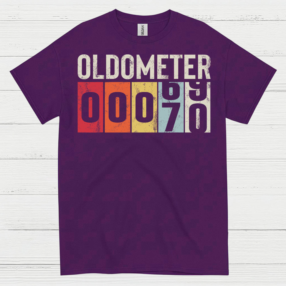 Oldometer 70 Funny Birthday T Shirt