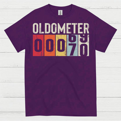 Oldometer 70 Funny Birthday T Shirt