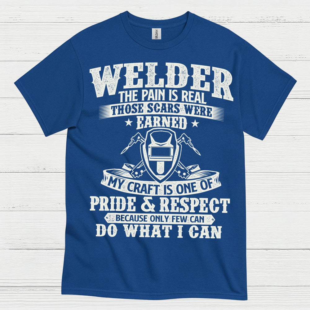 Pride And Respect Welder T Shirt