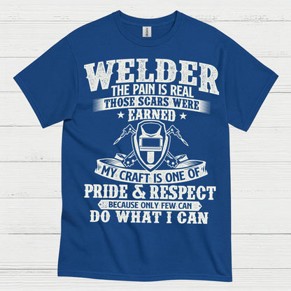 Pride And Respect Welder T Shirt