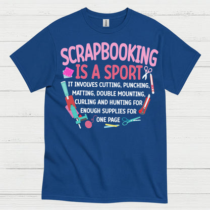 Scrapbooking Is A Sport Funny Crafting T Shirt