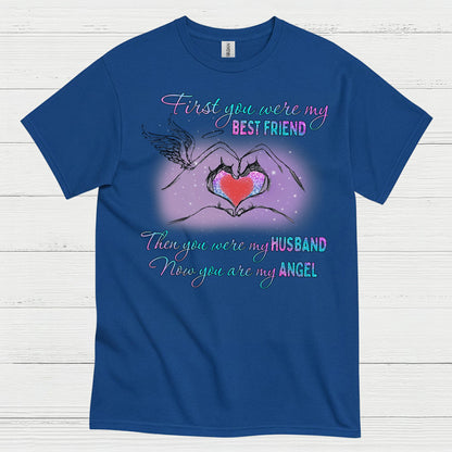 My Husband My Angel Memorial T Shirt