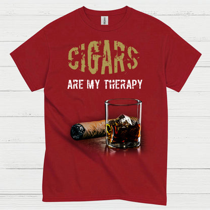 Cigars Are My Therapy T Shirt