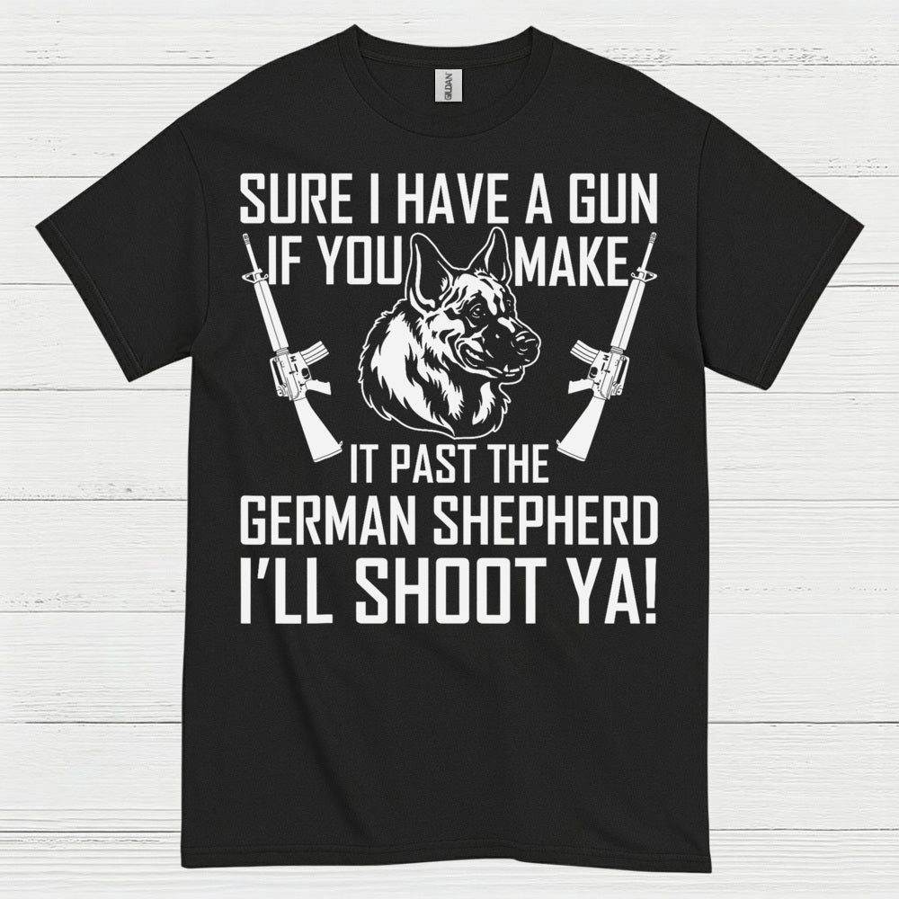 German Shepherd Protection Humor Dog Lover T Shirt
