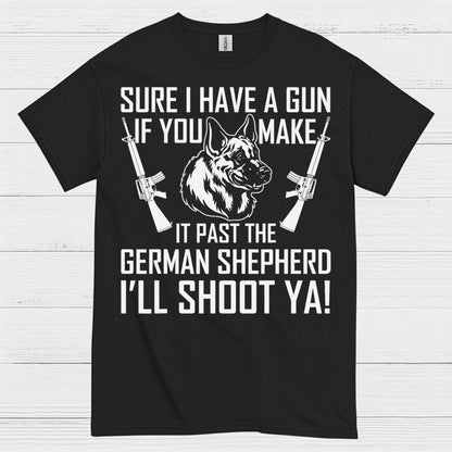 German Shepherd Protection Humor Dog Lover T Shirt