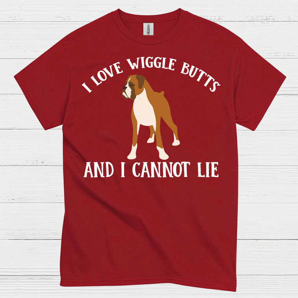 Wiggle Butt Boxer Lover T Shirt