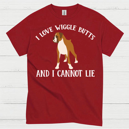 Wiggle Butt Boxer Lover T Shirt