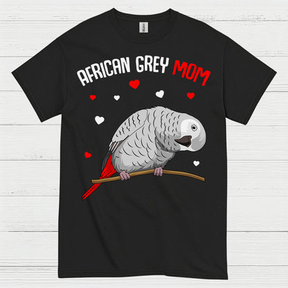 African Grey Mom T Shirt