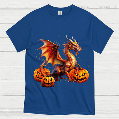 Halloween Dragon Pumpkin T Shirt