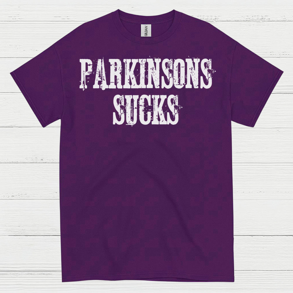 Parkinsons Sucks Strong Statement T Shirt