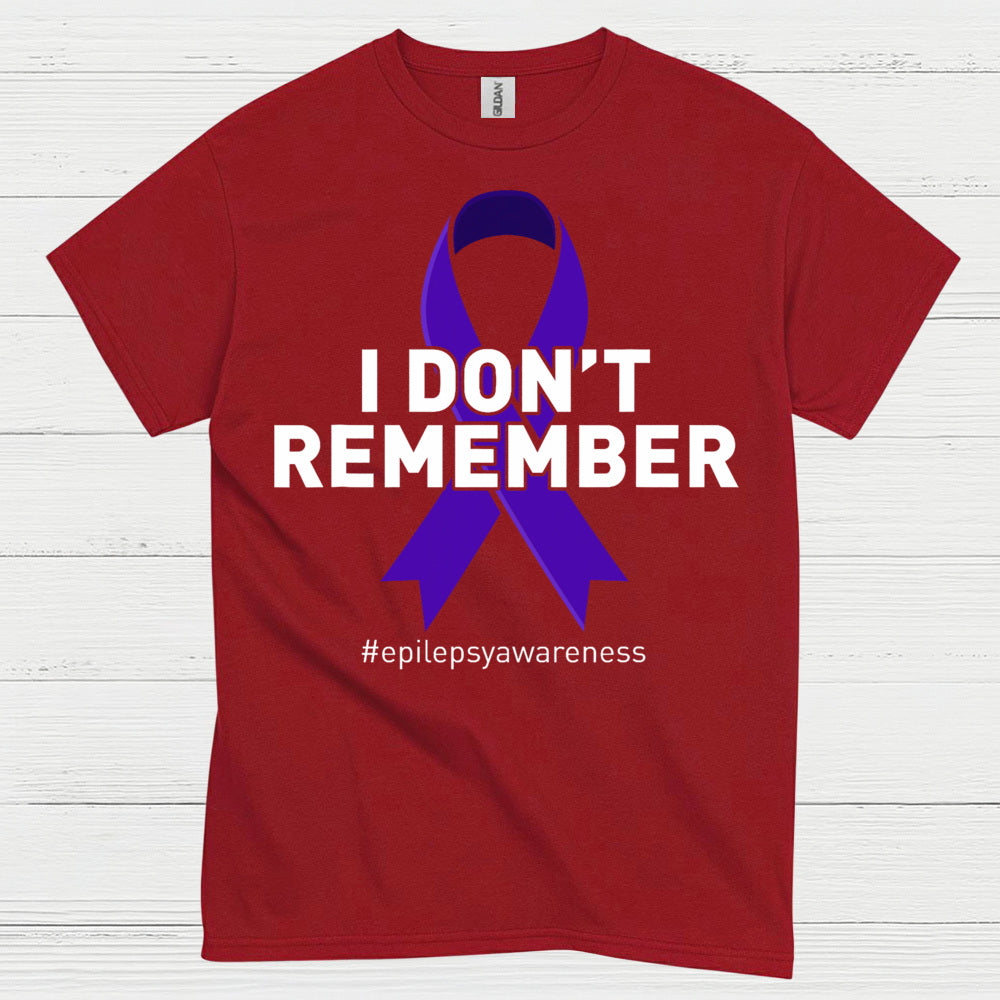 I Dont Remember Epilepsy Awareness T Shirt