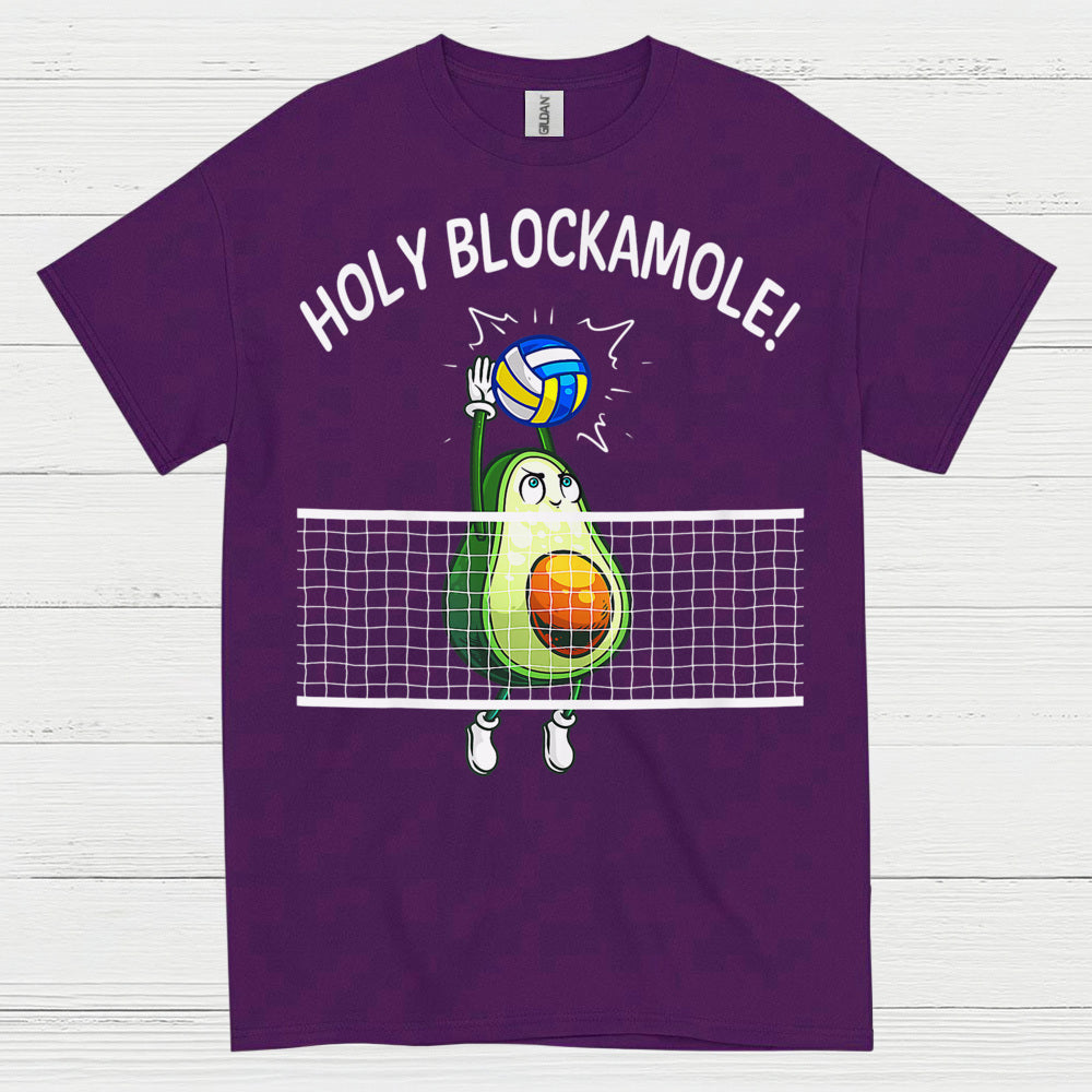 Holy Blockamole Volleyball Humor T Shirt