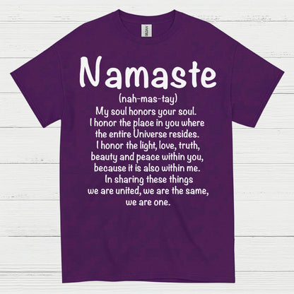 Namaste Spiritual Definition Quote T Shirt