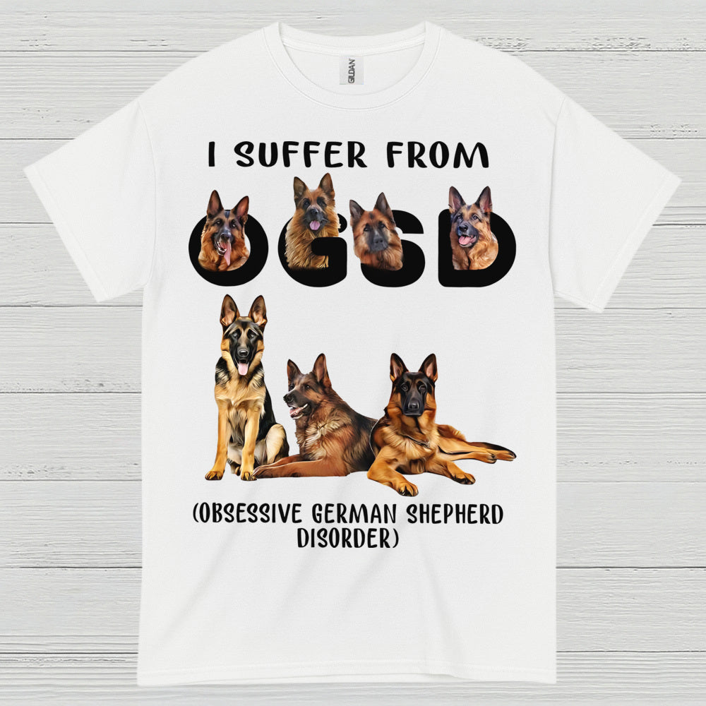 Funny German Shepherd OGSD Graphic T Shirt
