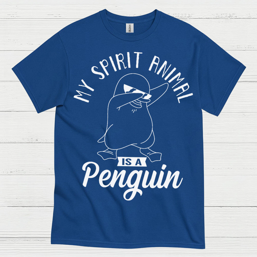 My Spirit Animal Is A Penguin Quote T Shirt