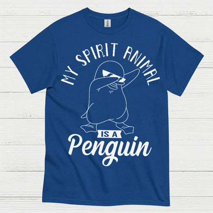My Spirit Animal Is A Penguin Quote T Shirt