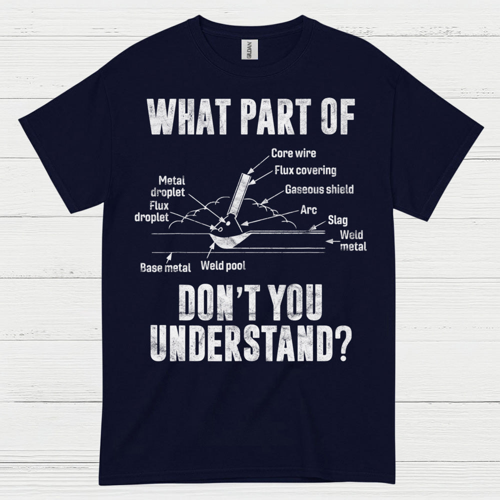 What Part Of Welding Diagram T Shirt