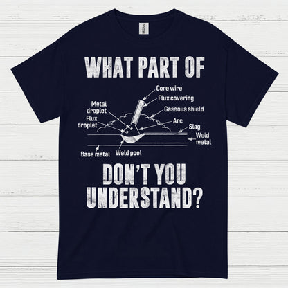 What Part Of Welding Diagram T Shirt