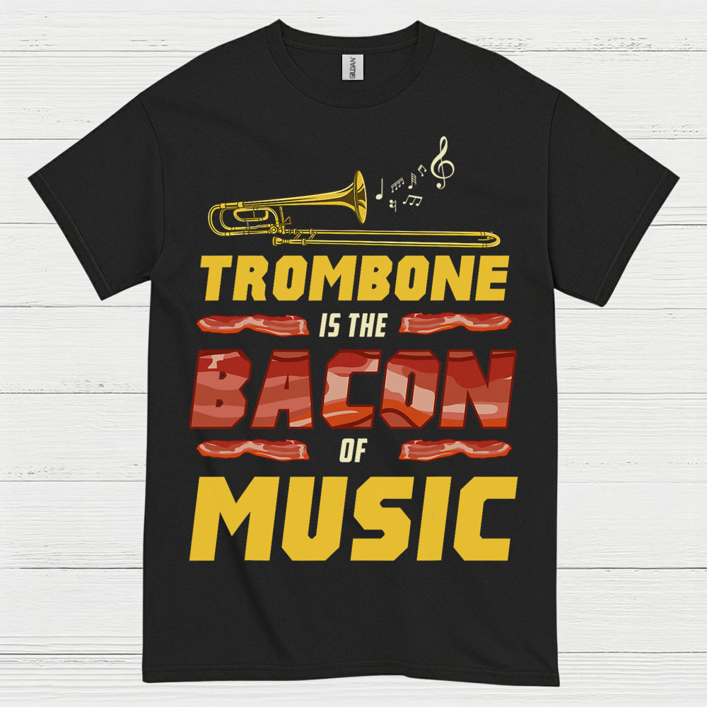 Trombone Bacon Music T Shirt
