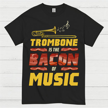 Trombone Bacon Music T Shirt