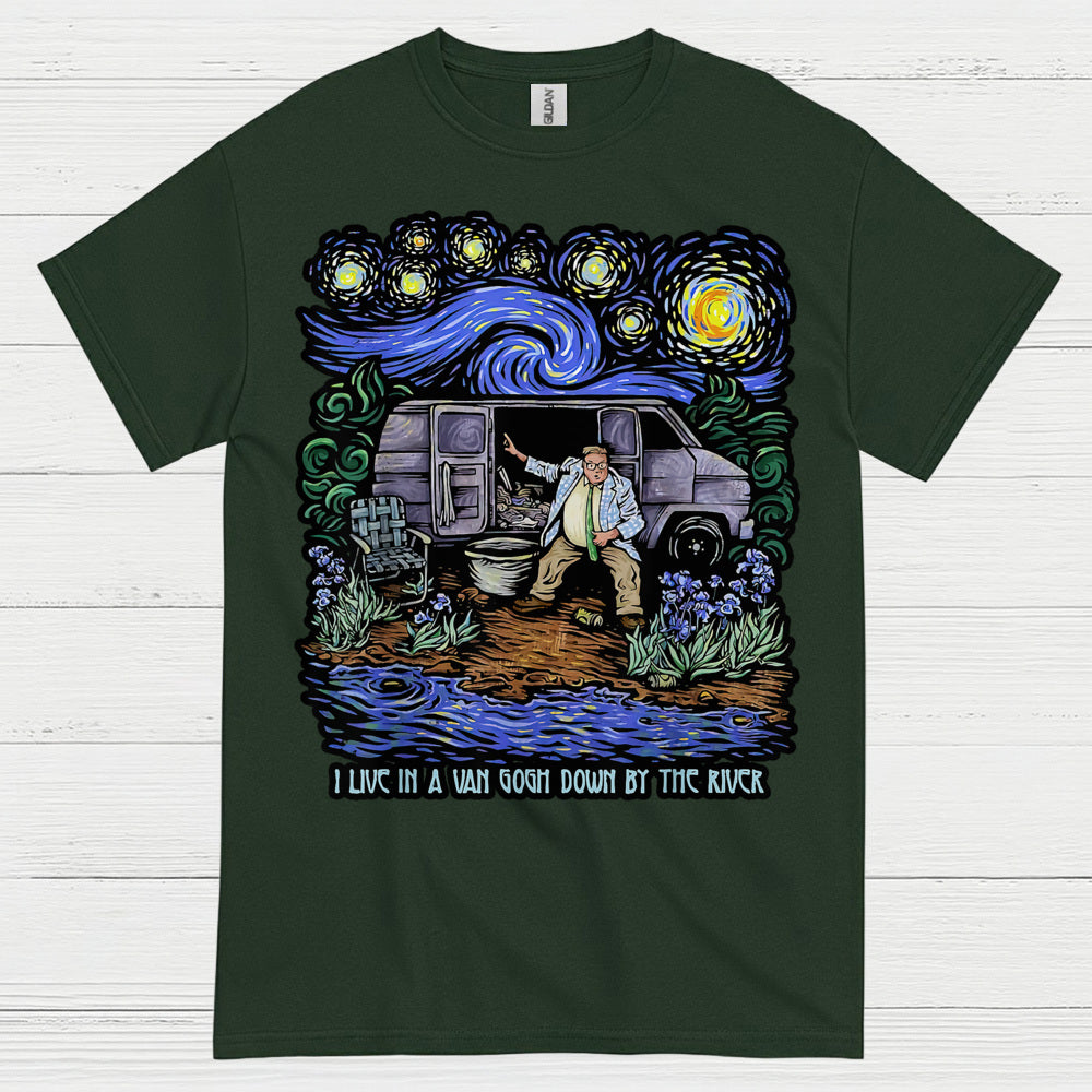 Van Life Humor Art T Shirt
