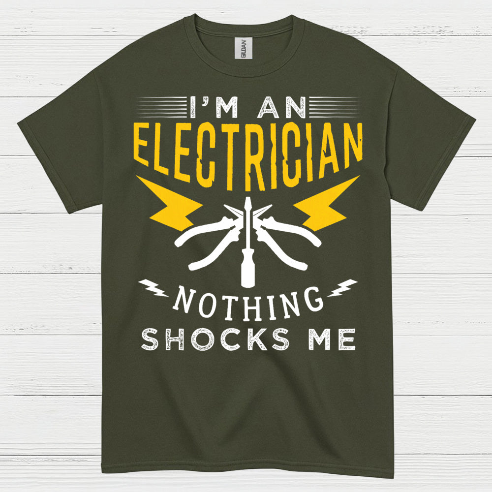 Electrician Nothing Shocks Me T Shirt
